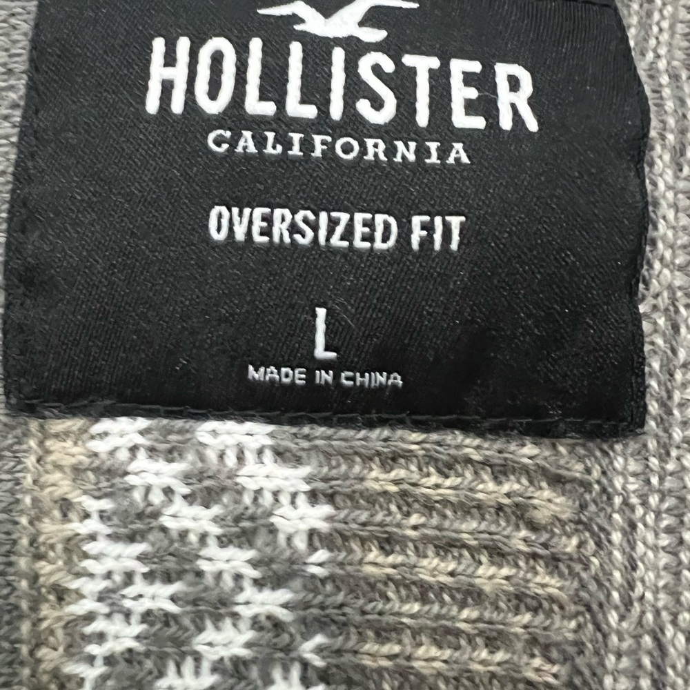 Hollister Men's Multi-Pattern cotton blend Cardigan size L EUC - Picture 2 of 7